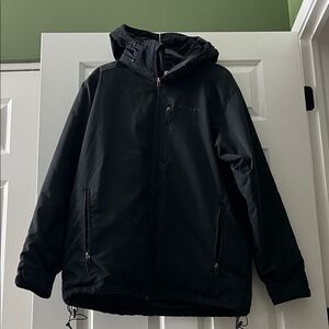 Columbia Men's Black Hooded Winter/Snowboarding Performance Jacket